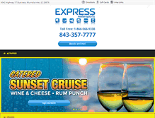 Tablet Screenshot of expresswatersports.com